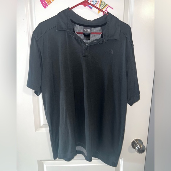 EUC M XL North Face Gray Polo 👕 Shirt - Picture 1 of 13